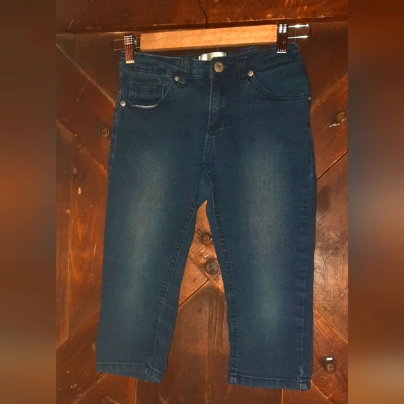 🍀3/15 Pony Tails Blue Knee Leagth Jeans - Picture 2 of 7